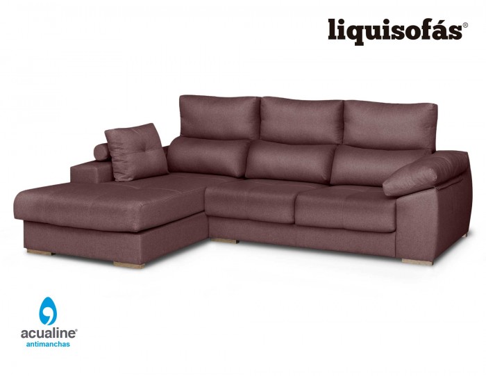 SOFÁ CHAISELONGUE DESLIZANTE Y RECLINABLE MOD. LIBA