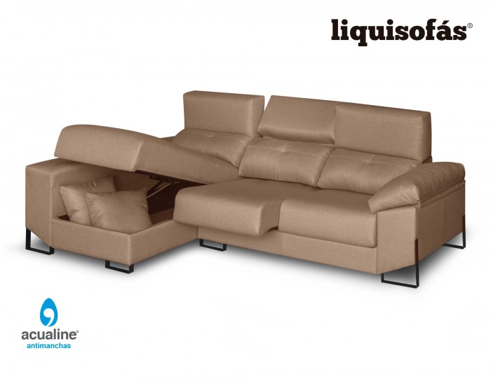 SOFÁ CHAISELONGUE DESLIZANTE Y CON...