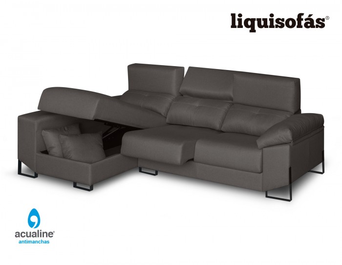 SOFÁ CHAISELONGUE DESLIZANTE Y CON...