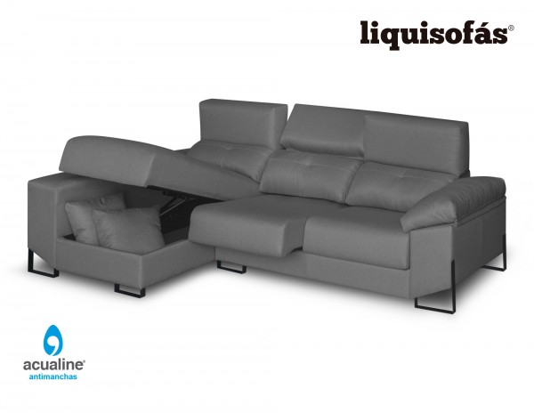SOFÁ CHAISELONGUE DESLIZANTE Y CON ARCÓN MOD. CAPRI