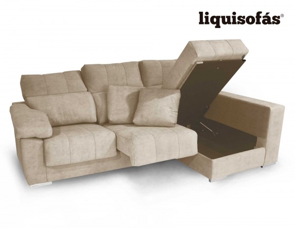 SOFÁ CHAISELONGUE DESLIZANTE Y CON ARCÓN MOD. LEPE