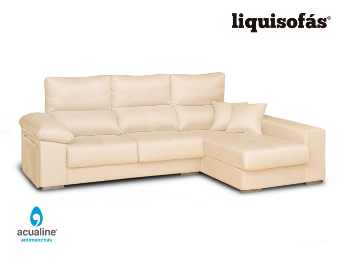 SOFÁ CHAISELONGUE DESLIZANTE Y RECLINABLE MOD. YUCA