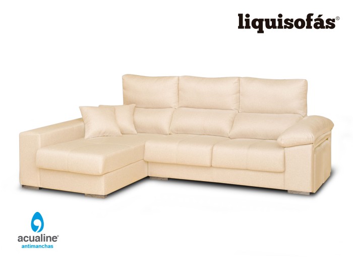 SOFÁ CHAISELONGUE DESLIZANTE Y RECLINABLE MOD. YUCA