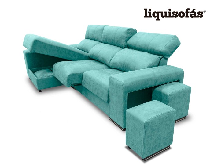 SOFÁ CHAISELONGUE RECLINABLE Y...