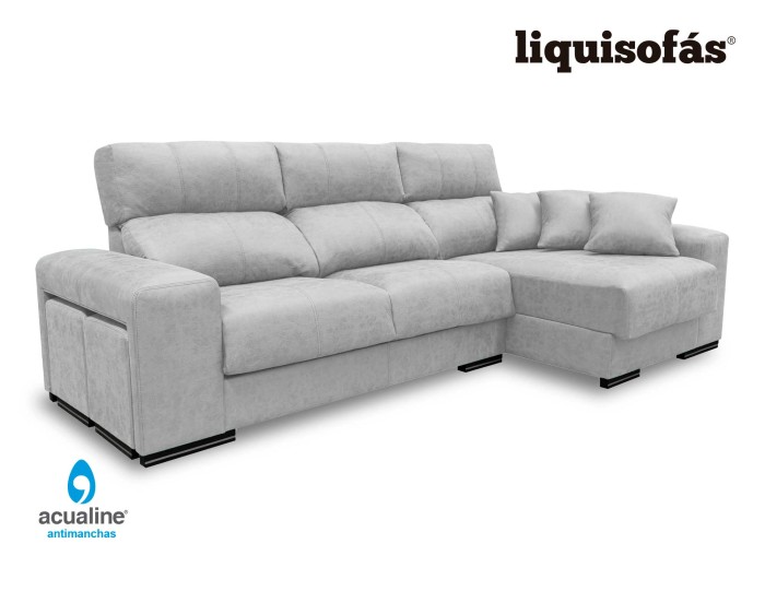 SOFÁ CHAISELONGUE RECLINABLE Y DESLIZANTE MOD. LAGUNA