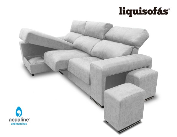 SOFÁ CHAISELONGUE RECLINABLE Y DESLIZANTE MOD. LAGUNA