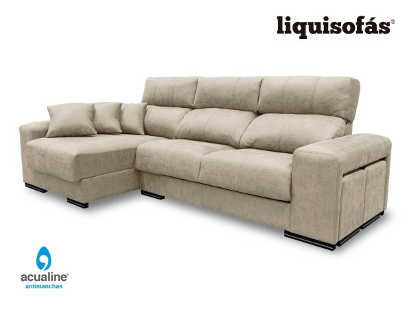 SOFÁ CHAISELONGUE RECLINABLE Y DESLIZANTE MOD. LAGUNA