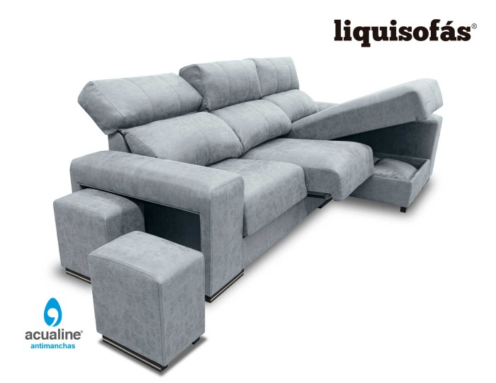 SOFÁ CHAISELONGUE RECLINABLE Y...