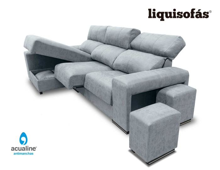SOFÁ CHAISELONGUE RECLINABLE Y...