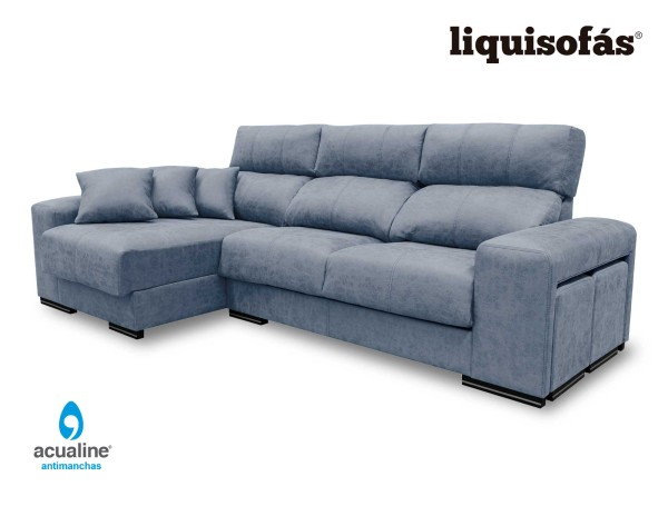 SOFÁ CHAISELONGUE RECLINABLE Y DESLIZANTE MOD. LAGUNA