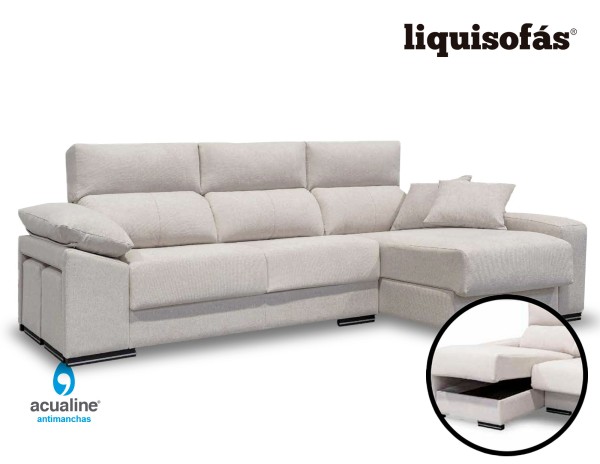 CHAISELONGUE ASIENTOS DESLIZANTES MOD. CAQUI