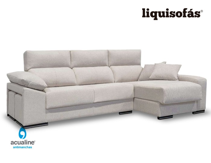 CHAISELONGUE ASIENTOS DESLIZANTES MOD. CAQUI