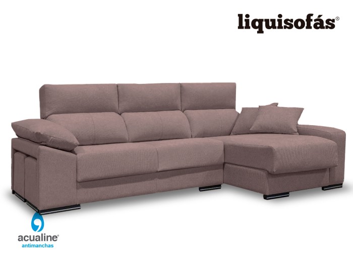 CHAISELONGUE ASIENTOS DESLIZANTES MOD. CAQUI