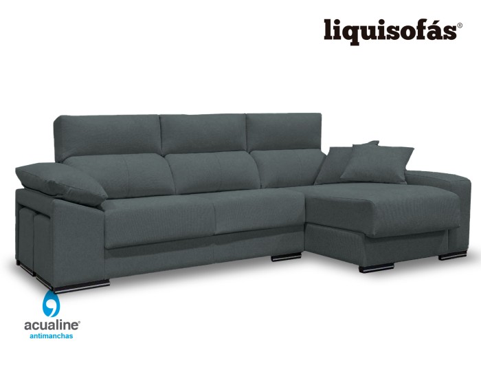 CHAISELONGUE ASIENTOS DESLIZANTES MOD. CAQUI