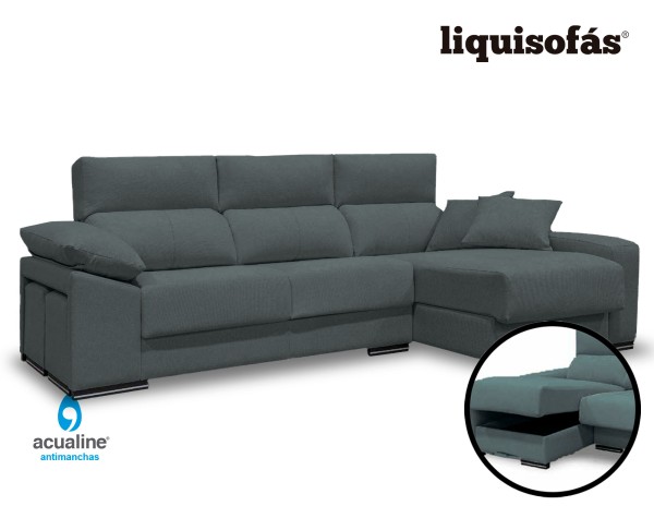 CHAISELONGUE ASIENTOS DESLIZANTES MOD. CAQUI
