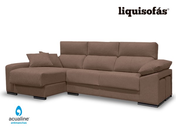 CHAISELONGUE ASIENTOS DESLIZANTES MOD. CAQUI