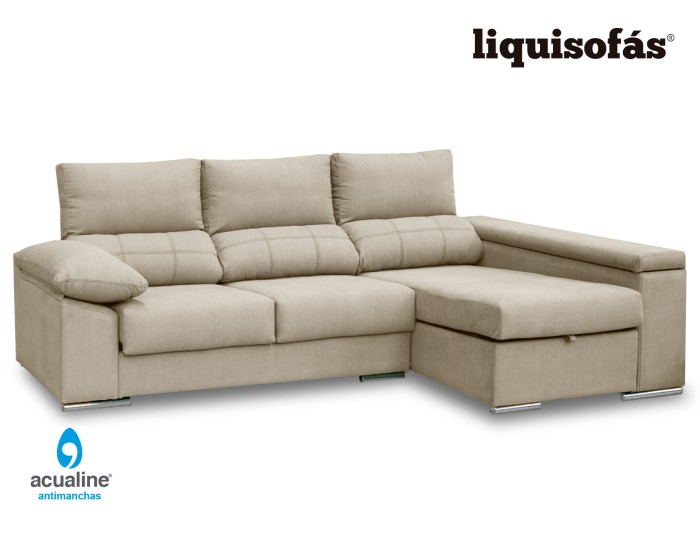 CHAISELONGUE DESLIZANTE Y RECLINABLE MOD. PLATA