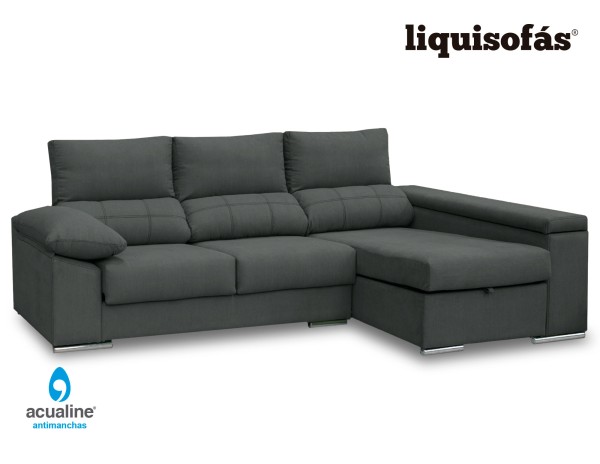 CHAISELONGUE DESLIZANTE Y RECLINABLE MOD. PLATA