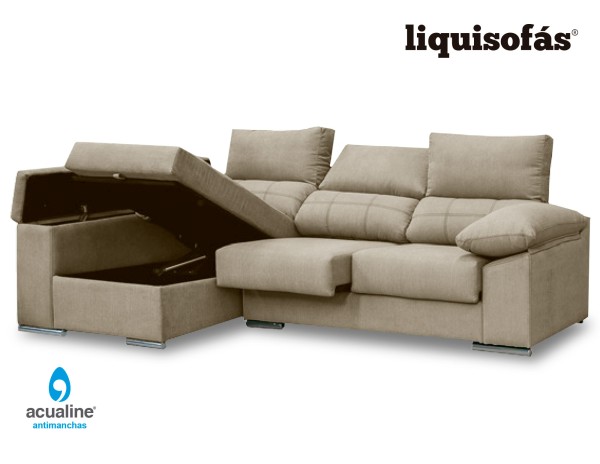 CHAISELONGUE DESLIZANTE Y RECLINABLE MOD. PLATA