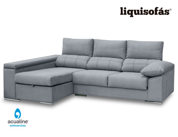 CHAISELONGUE DESLIZANTE Y RECLINABLE MOD. PLATA