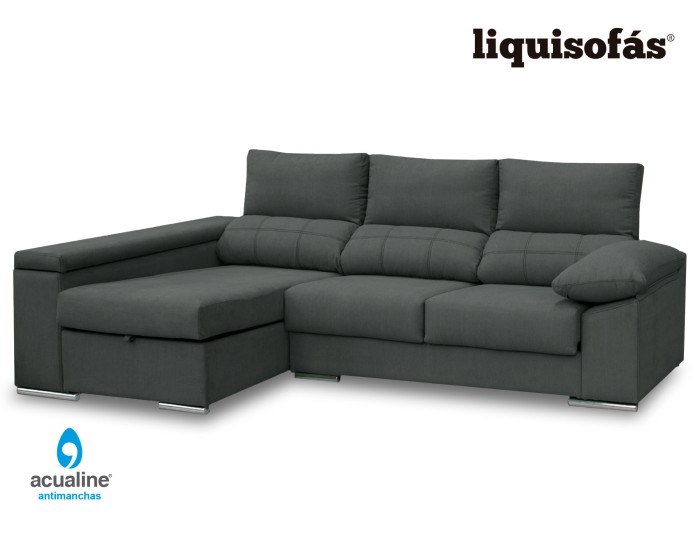 CHAISELONGUE DESLIZANTE Y RECLINABLE MOD. PLATA