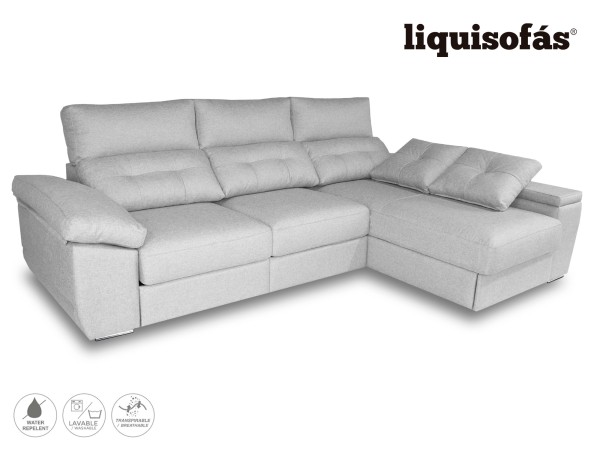 CHAISELONGUE DESLIZANTE FRONTAL Y RECLINABLE MOD. BARCELONA