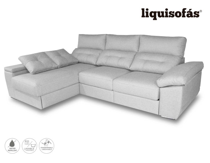 CHAISELONGUE DESLIZANTE FRONTAL Y RECLINABLE MOD. BARCELONA