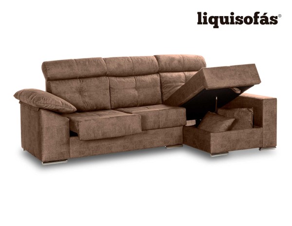 CHAISELONGUE DESLIZANTE Y RECLINABLE MOD. CONOR