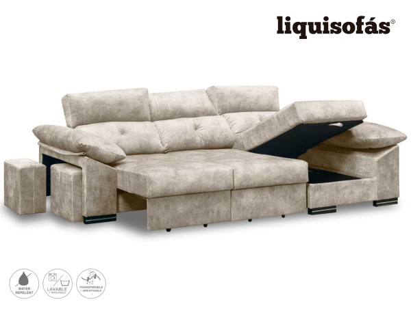 CHAISELONGUE DESLIZANTE FRONTAL Y RECLINABLE MOD. SOMBRA