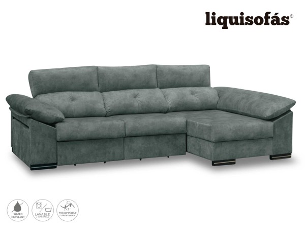 CHAISELONGUE DESLIZANTE FRONTAL Y RECLINABLE MOD. SOMBRA