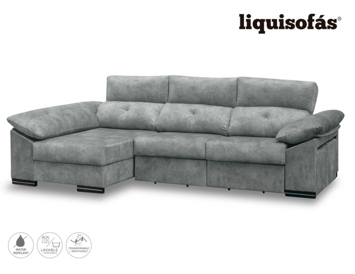 CHAISELONGUE DESLIZANTE FRONTAL Y RECLINABLE MOD. SOMBRA