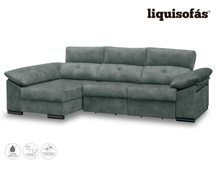 CHAISELONGUE DESLIZANTE FRONTAL Y RECLINABLE MOD. SOMBRA