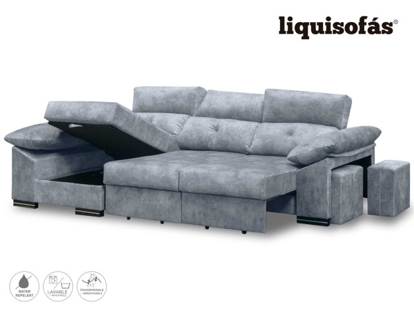 CHAISELONGUE DESLIZANTE FRONTAL Y RECLINABLE MOD. SOMBRA