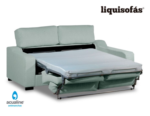 SOFÁ CAMA SISTEMA ITALIANO Y  RESPALDO RECLINABLE MOD. ROYAL MAIL