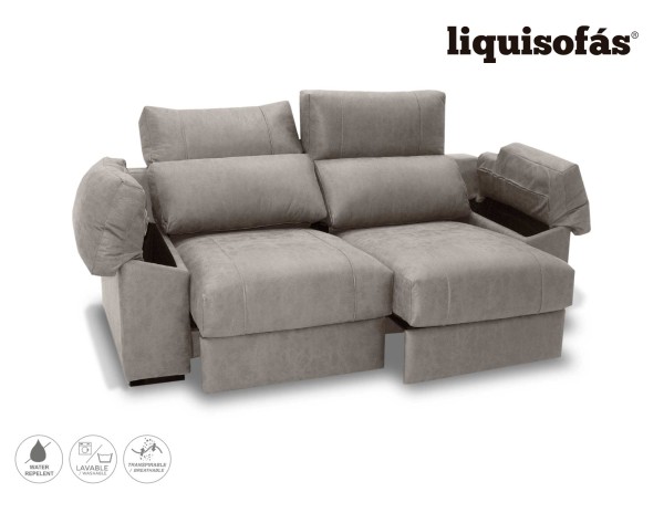 SOFÁ 2 O 3 PLAZAS DESLIZANTE AL SUELO Y RECLINABLE MOD. ÁGUILA