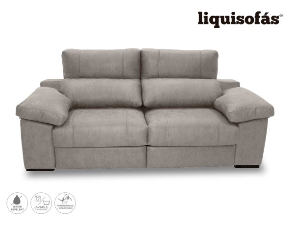 SOFÁ 2 O 3 PLAZAS DESLIZANTE AL SUELO Y RECLINABLE MOD. ÁGUILA