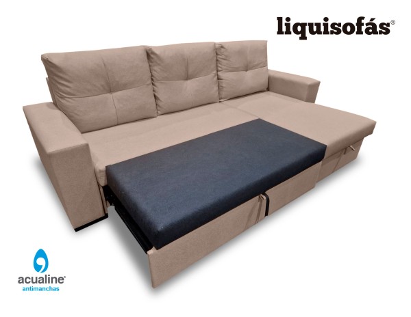 SOFÁ CHAISELONGUE CAMA DE ARRASTRE C/ ARCÓN MOD. CATAMARÁN