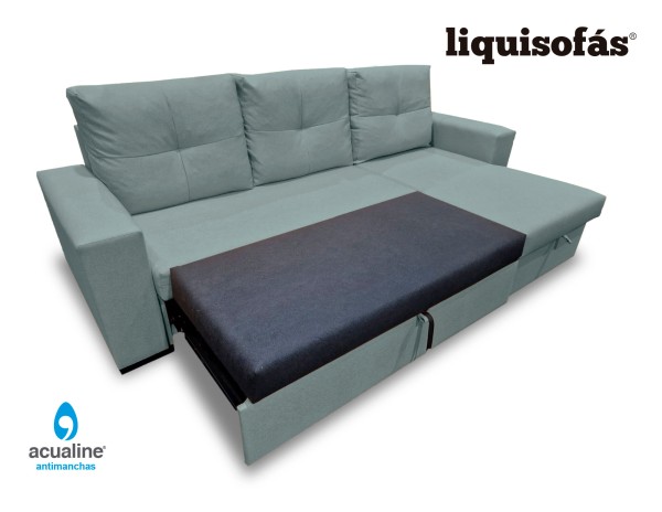 SOFÁ CHAISELONGUE CAMA DE ARRASTRE C/ ARCÓN MOD. CATAMARÁN