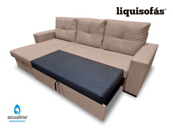 SOFÁ CHAISELONGUE CAMA DE ARRASTRE C/ ARCÓN MOD. CATAMARÁN