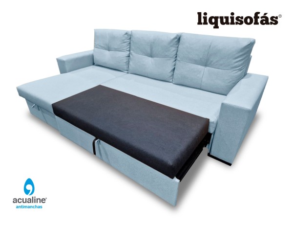 SOFÁ CHAISELONGUE CAMA DE ARRASTRE C/ ARCÓN MOD. CATAMARÁN