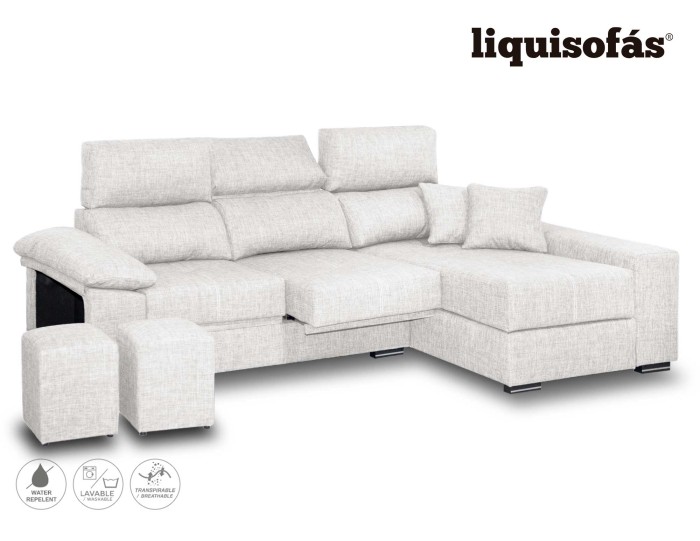 CHAISELONGUE DESLIZANTE Y RECLINABLE MOD. NIZA