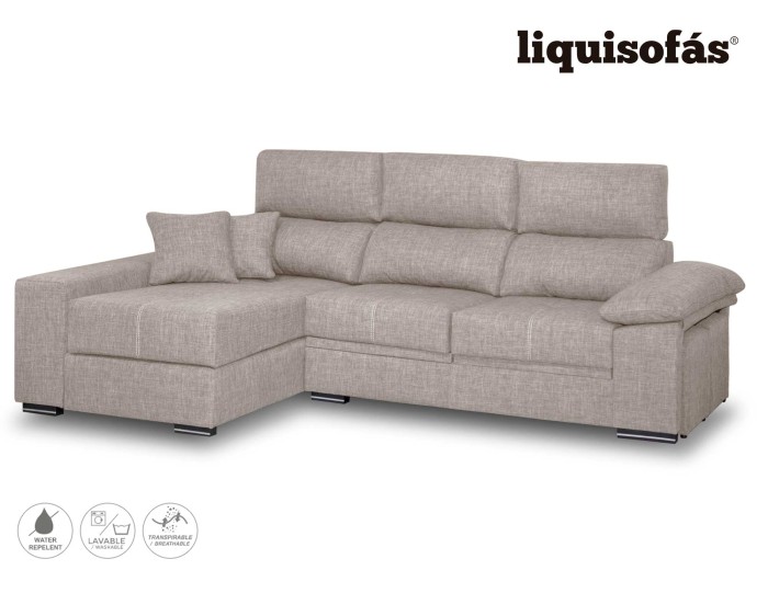 CHAISELONGUE DESLIZANTE Y RECLINABLE MOD. NIZA