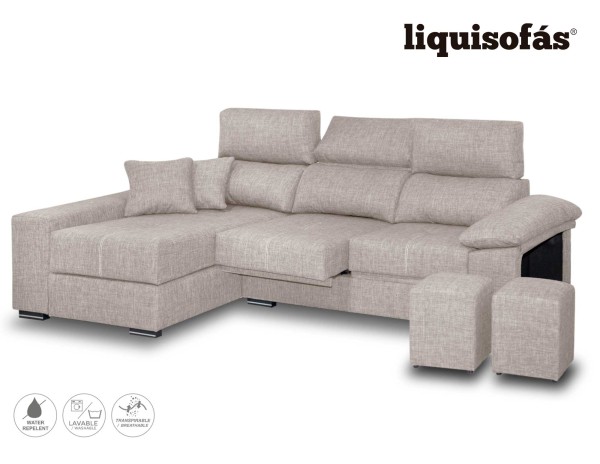 CHAISELONGUE DESLIZANTE Y RECLINABLE MOD. NIZA