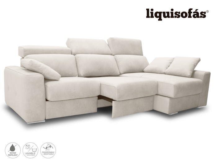 CHAISELONGUE DESLIZANTE FRONTAL Y RECLINABLE MOD. ASIA