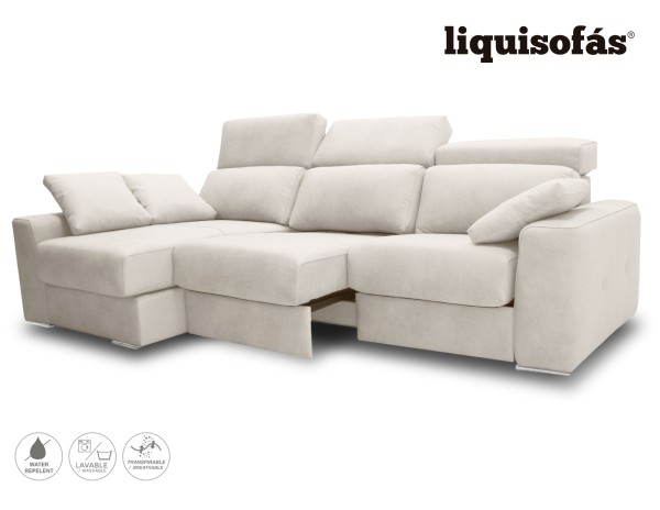 CHAISELONGUE DESLIZANTE FRONTAL Y RECLINABLE MOD. ASIA