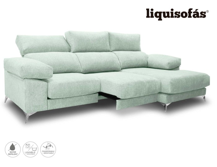 CHAISELONGUE DESLIZANTE FRONTAL Y RECLINABLE MOD. CALCIO