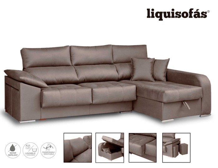 CHAISELONGUE DESLIZANTE Y RECLINABLE...