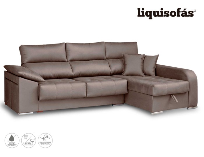 CHAISELONGUE DESLIZANTE Y RECLINABLE MOD. AURA