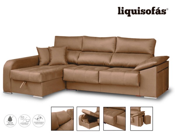 CHAISELONGUE DESLIZANTE Y RECLINABLE MOD. AURA
