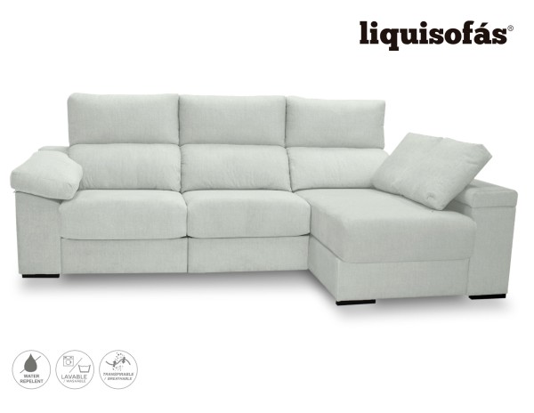 CHAISELONGUE DESLIZANTE FRONTAL Y RECLINABLE MOD. DULCE